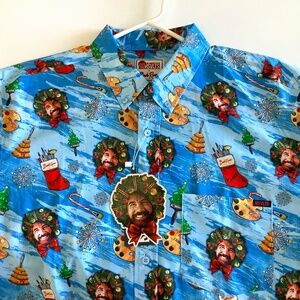 Bob Ross Christmas RSVLTS Shirt
